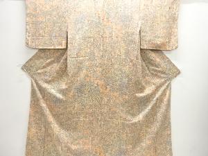 草花模様小紋着物